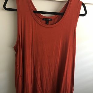 Orange Tank. Opened back with lining.